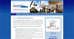 Desktop Screenshot of napcoseparation.com